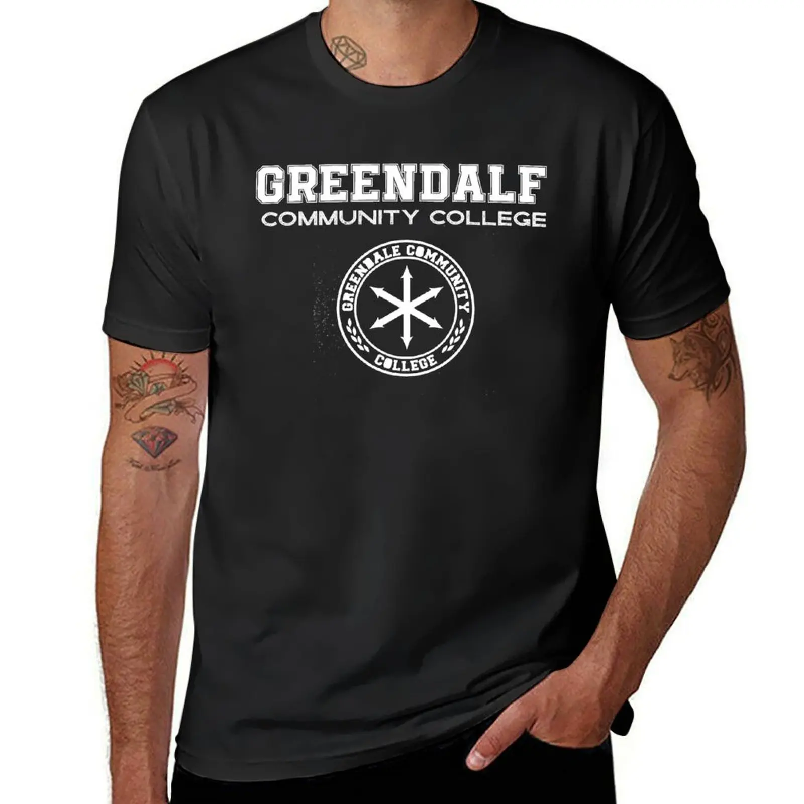 GREENDALE Студенческий Джерси, Джерси,коммуникация,geek,greendale,nerd,классика,ретро,винтаж,fun,подо,troy,s Футболка