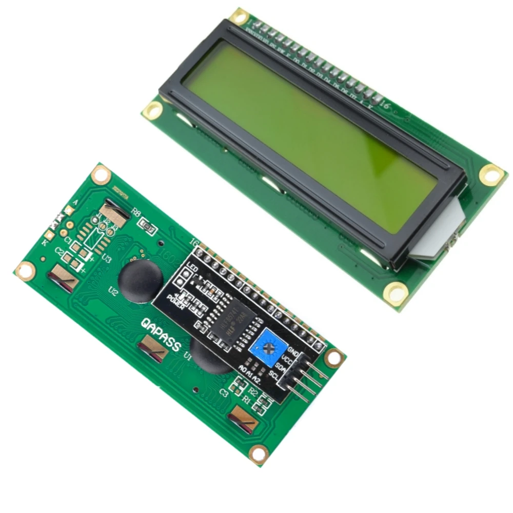 Фото Экран LCD1602 с подсветкой, плата модуля ЖК-дисплея, 2 x 16 символов, 1602 5 В для Ar-duino Duemilanove Robot 1602A UNO R3 MEG №3