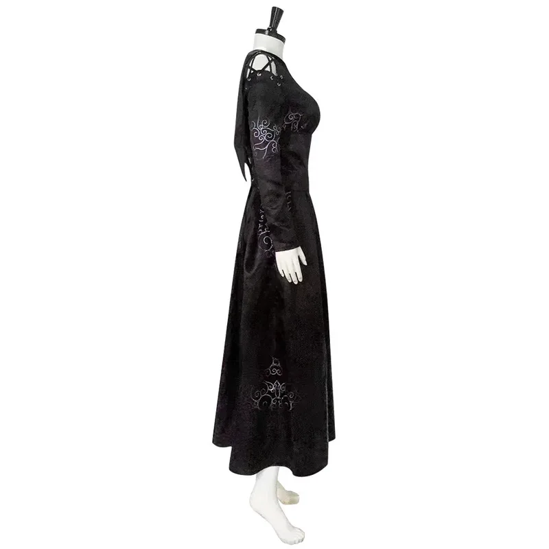 Фото AIAI 2025Bellatrix Cos Lestrange Fantasy костюм волшебный косплей фильм пояс нижнее белье наряды для взрослых женщин Хэллоуин Disgui №5