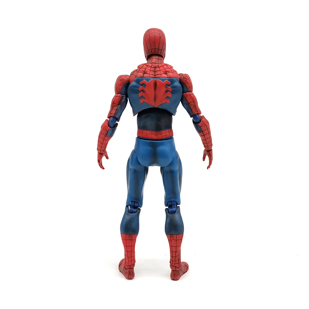 Фото Фигурка героя Marvel Mafex 075 Мстители Человек-паук, статуя может изменить лицо Тома Голландии, модель человека-паука, кукла, игрушки, коллекционный подарок №5