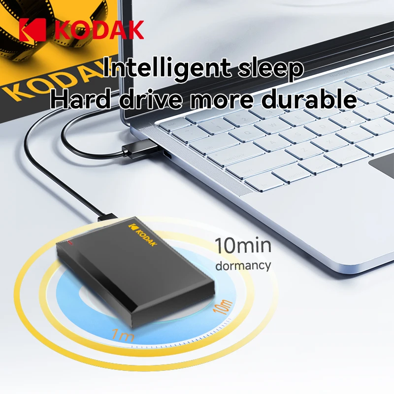Фото KODAK Портативный 2,5-дюймовый Внешний Жесткий Диск 500 ГБ 1 ТБ 2 ТБ USB 3.0 Внешний Жесткий Диск Для Хранения Данных №2