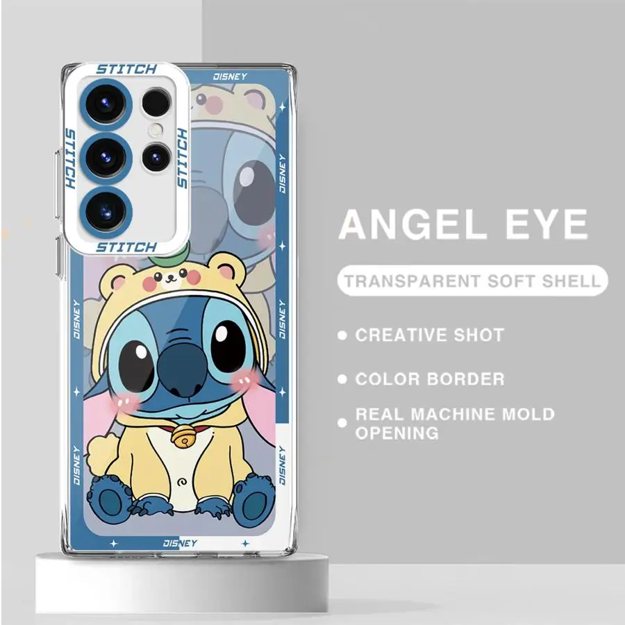 Disney Lovers Lovely Stitch Phone Case for Samsung Galaxy S21 S24 Ultra S22 Plus S20 FE S23 FE S23 Ultra Note 20 Ultra Soft Copa (art.: 3920ca483690f) - 3920ca483690f