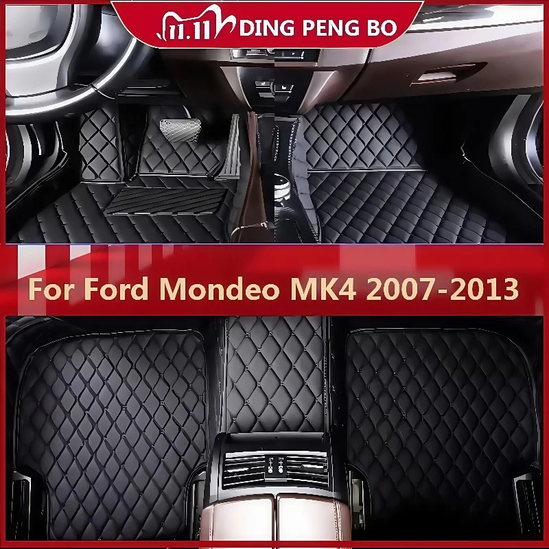 Автомобильные подушечки для ног для Ford Mondeo MK4 2007-2013, автомобильные аксессуары, защитная накладка на заказ, автомобильные коврики, автомобильный ковер, чехол
