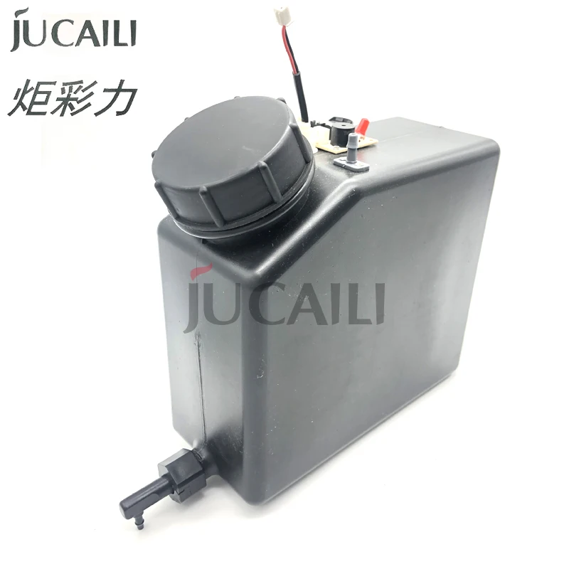 JCL Single Outlet 2L UV вспомогательный бак для чернил с датчиком уровня платы сигнализации для струйного принтера, чернильный картридж 2000 мл