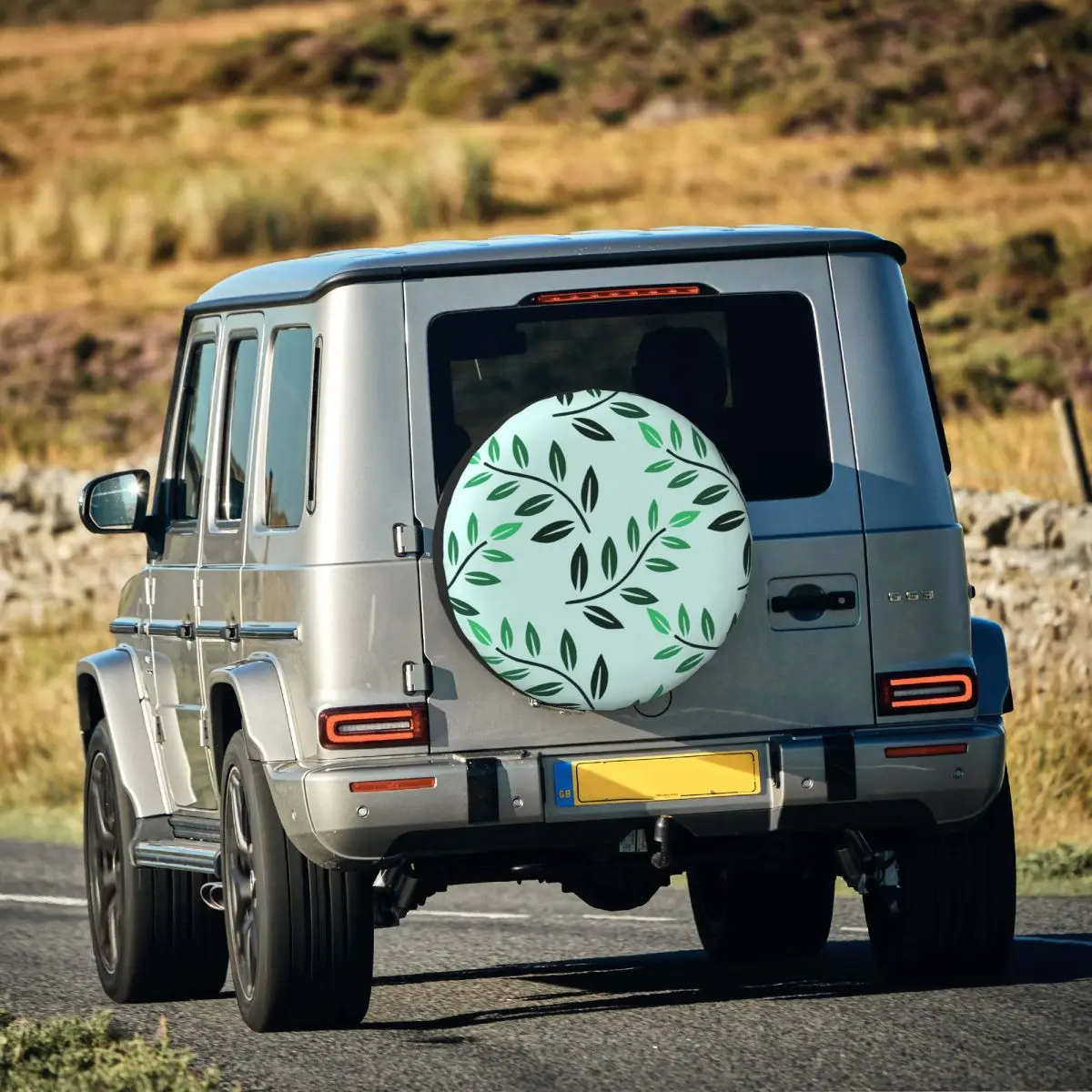 Фото Плетеный чехол для запасного колеса с листьями ивы для Jeep Honda SUV RV, защитные колеса автомобиля, аксессуары 14 