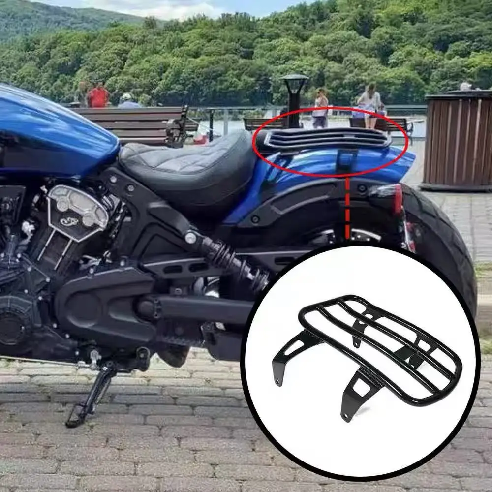 Фото Porte-bagags Solo для мотоцикла, для Indian Scout 2023 2024, Scout Rogue/Bobbber soixante, Twenty ABS, бульон для бутылок №2