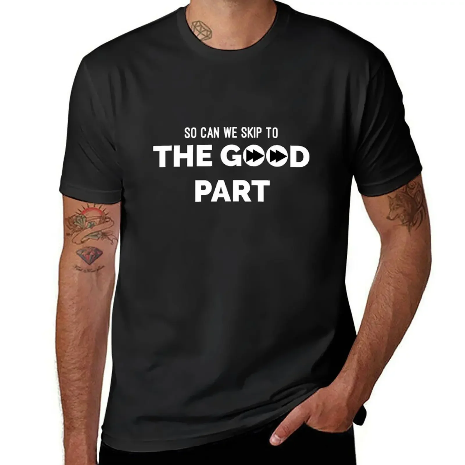 Футболка AJR So Can We Skip To The Good Part, простые рубашки с рисунком, футболки с рисунком для баскетбола, черные наряды для мужчин