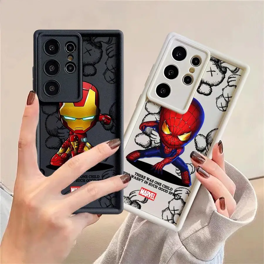 Чехол для телефона Bear Marvel Avengers для Samsung Galaxy S24 S25 Ultra S23 Note 20 Ultra S20 FE S21 S22 S23+ 5G Soft Cover (art.: 3920cc5f718e5) - 3920cc5f718e5