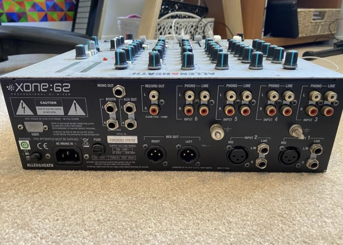 Потребитель с низким потреблением энергии Allen & Heath Xone 62 (art.: 3920c2a8bd1e2) - 3920c2a8bd1e2