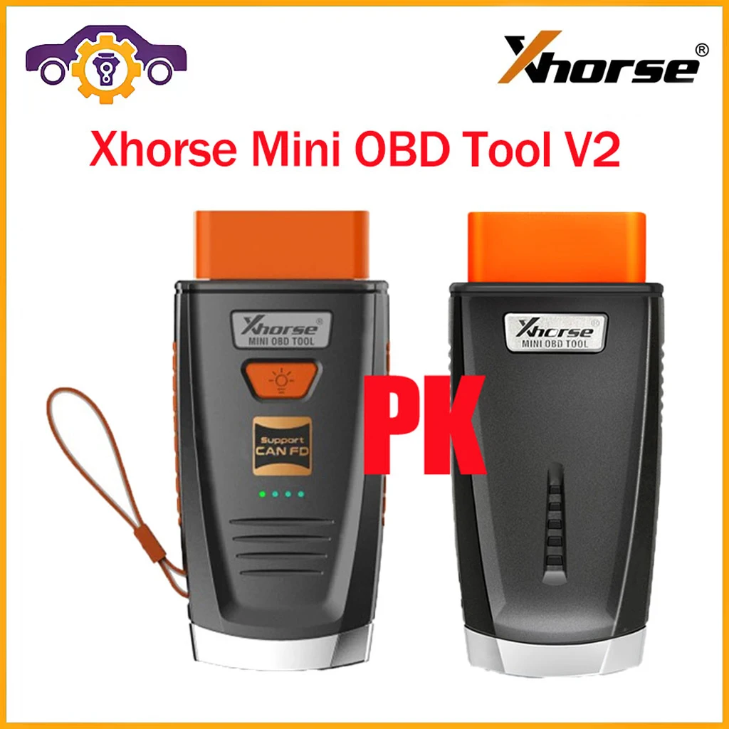 Новый инструмент Xhorse Mini OBD V2 поддерживает протокол CANFD/светодиодный/8A IMMO Box все ключи потерянные для Xhorse VVDI Key Tool Max Pro