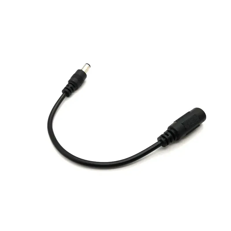 20pcs DC Tip Plug 5.5*2.1mm 5.5x2.1mm Female to Male Power Cord Cable Right Angle Male to Female Power Adapter Cable for CCTV Компьютерная периферия