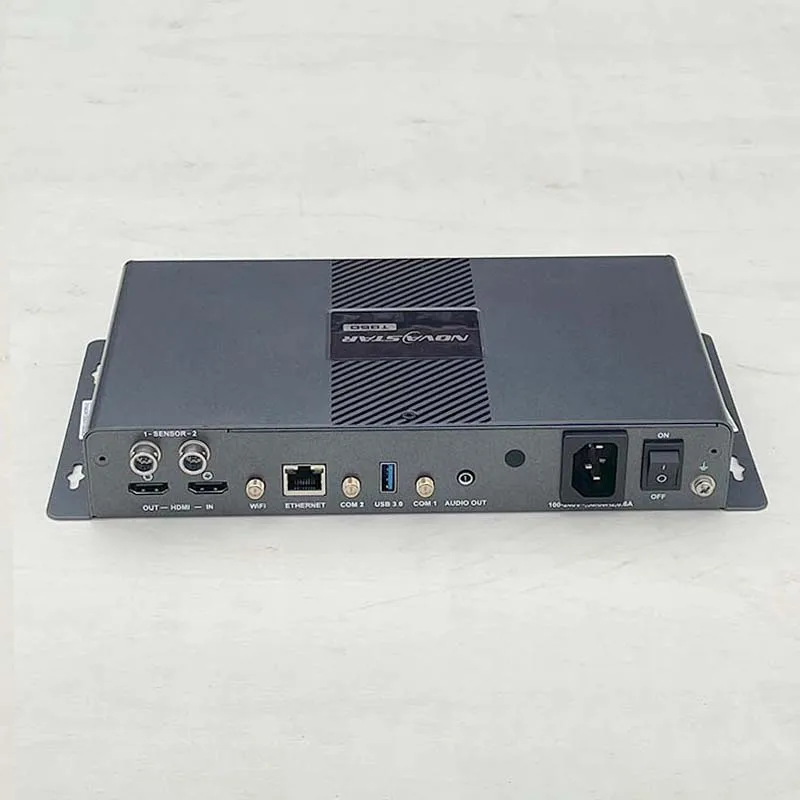 Фото Novastar TB50 Мультимедийная коробка воспроизведения USB-порт Контроллер Wi-Fi HDMI HUB75 Полноцветный модуль Светодиодный экран Видеопроцессор №4