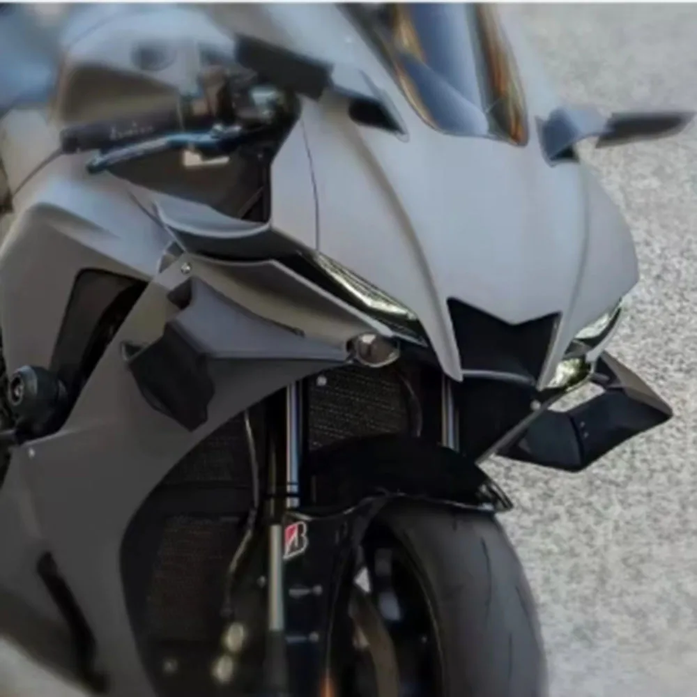 Фото Для YAMHA YZF-R1/R1M 2019-2023 мотоцикла передний обтекатель боковой спойлер плавники декоративная крышка плавники аэродинамические плавники спойлер №3