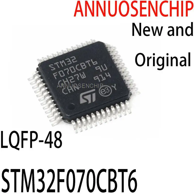 1 шт. Новый и оригинальный STM32 F070CBT6 32F070CBT6 STM32F070 CBT6 32F070 LQFP-48 STM32F070CBT6