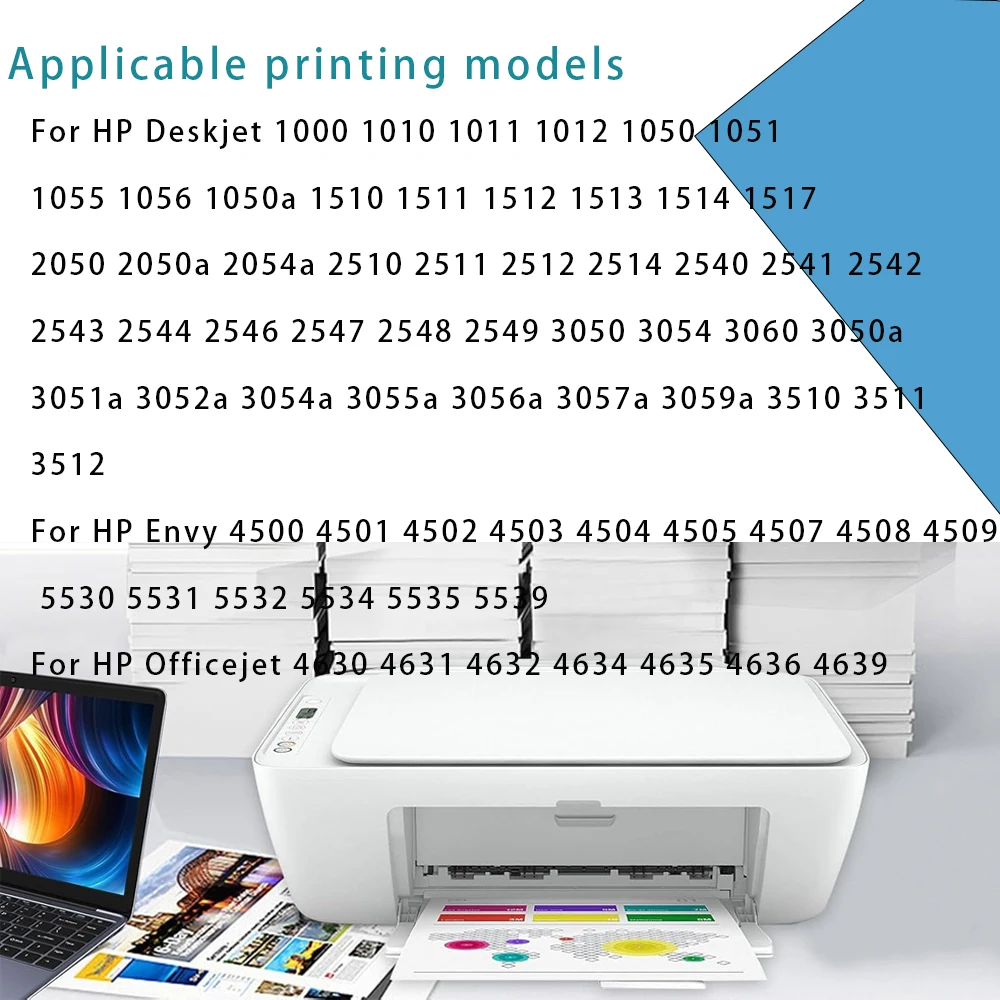 Фото Совместимый картридж Vilaxh 301 для принтера HP301 HP 301 XL DeskJet Envy Officejet 2510 2540 3050 1000 1050 1510 2050 301XL №2
