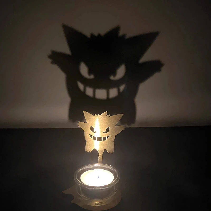 Encounter Museum Gengar Shadow Подсвечник Хэллоуин Ароматерапевтическая свеча Подарок для парня и подруги