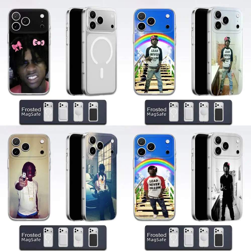 Чехол для телефона Rapper C-Chief Keef для iPhone 17,16,15,14,13,12,11,Pro,Max,Plus,E,Air,Mini Magsafe Transparent
