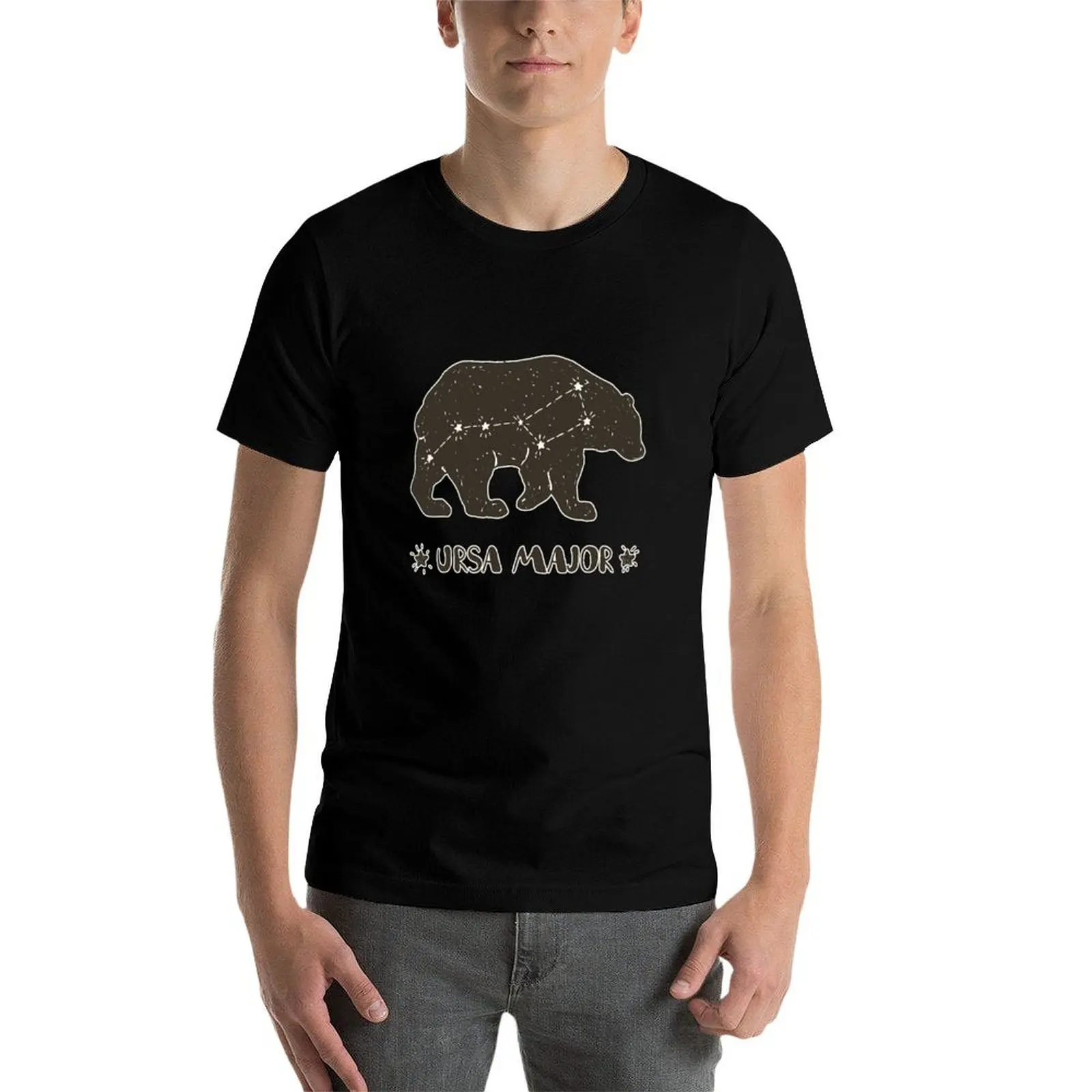 Фото Футболка Ursa из хлопка Major, качественные рубашки, мужские рубашки, хлопковая футболка, мужские футболки для футболки №4
