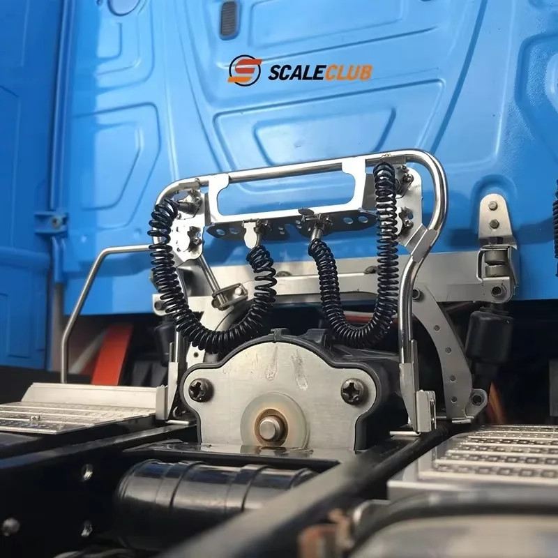 Фото Scaleclub Моделирование трахеи Стенд Проволочная стойка 1:14 Для Tamiya Lesu Для Scania Man Actros Volvo Автозапчасти Радиоуправляемый грузовик Прицеп Самосвал №4