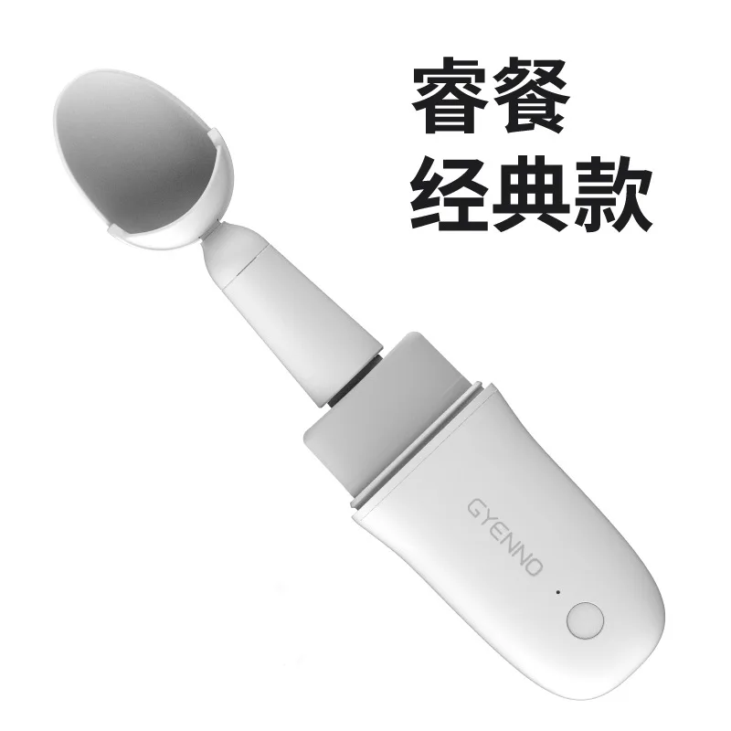 Фото Трансграничная антивибрационная ложка GYENNO Zhenluorui Meal Smart Spoon, помощь при тремрении рук для пожилых людей, вилка для еды посуды №2
