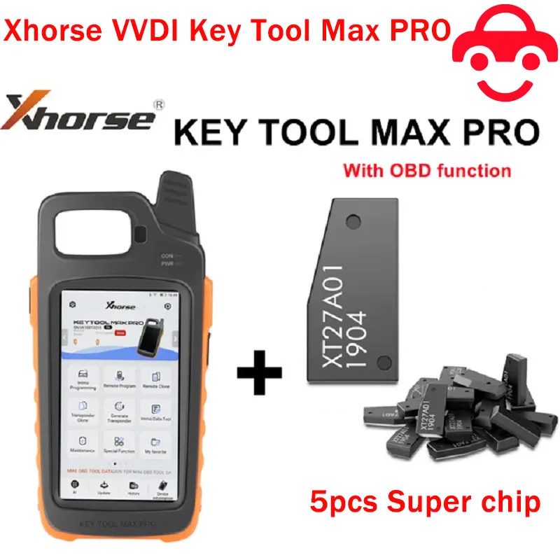 2024 Xhorse VVDI Key Tool Max PRO содержит ключевой инструмент Max и Mini OBD функции добавления CAN FD, напряжения и тока утечки
