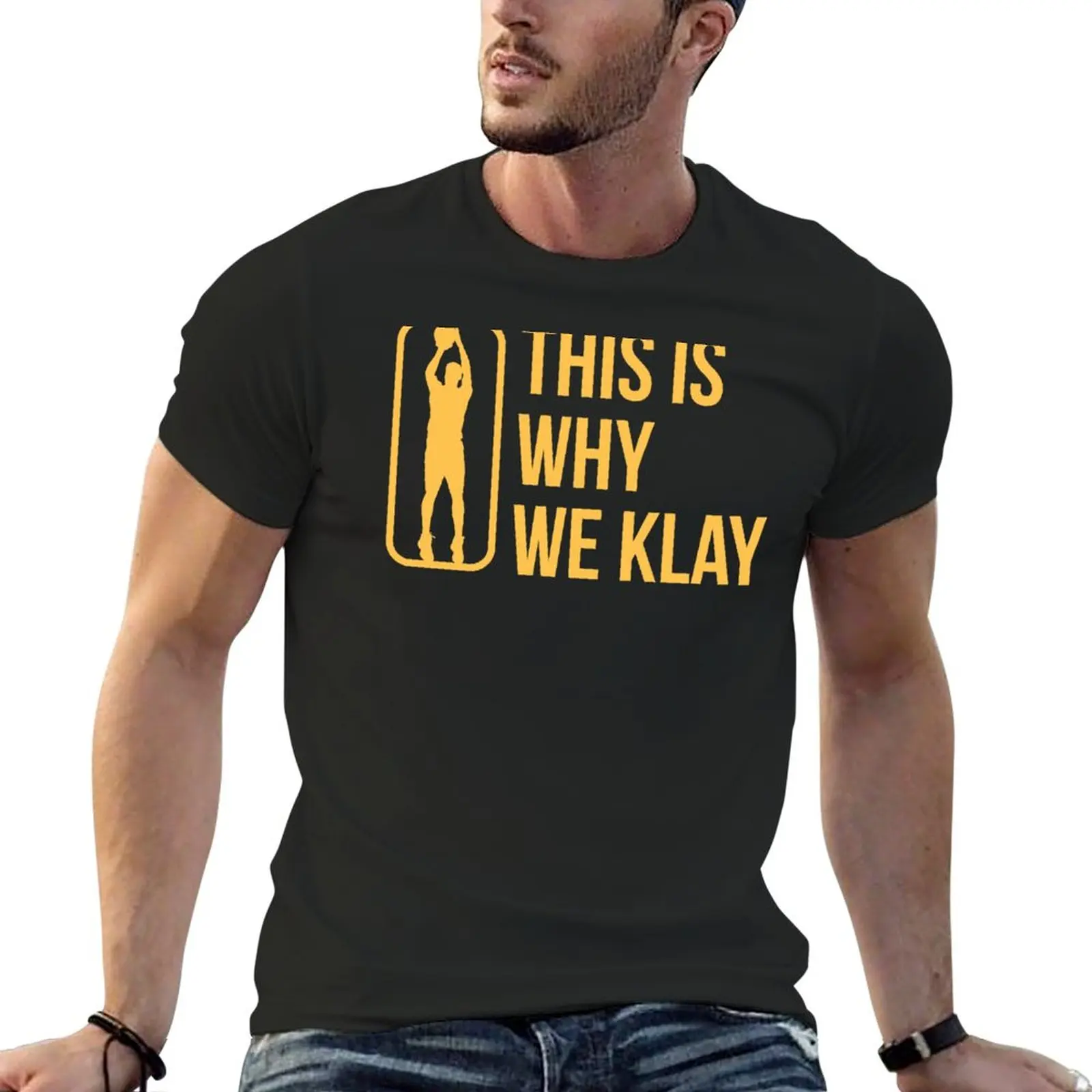 Вот почему мы Klay, забавный подарок, футболка для поддержки фаната, новая версия футболок, простая футболка, эстетическая одежда, футболки для мужчин