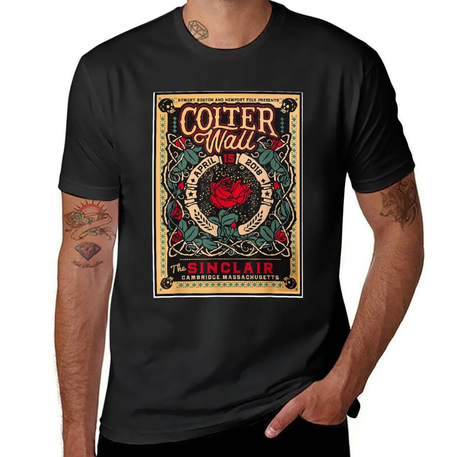 Футболка мужская с надписью «Graphic Colters Arts Wall»