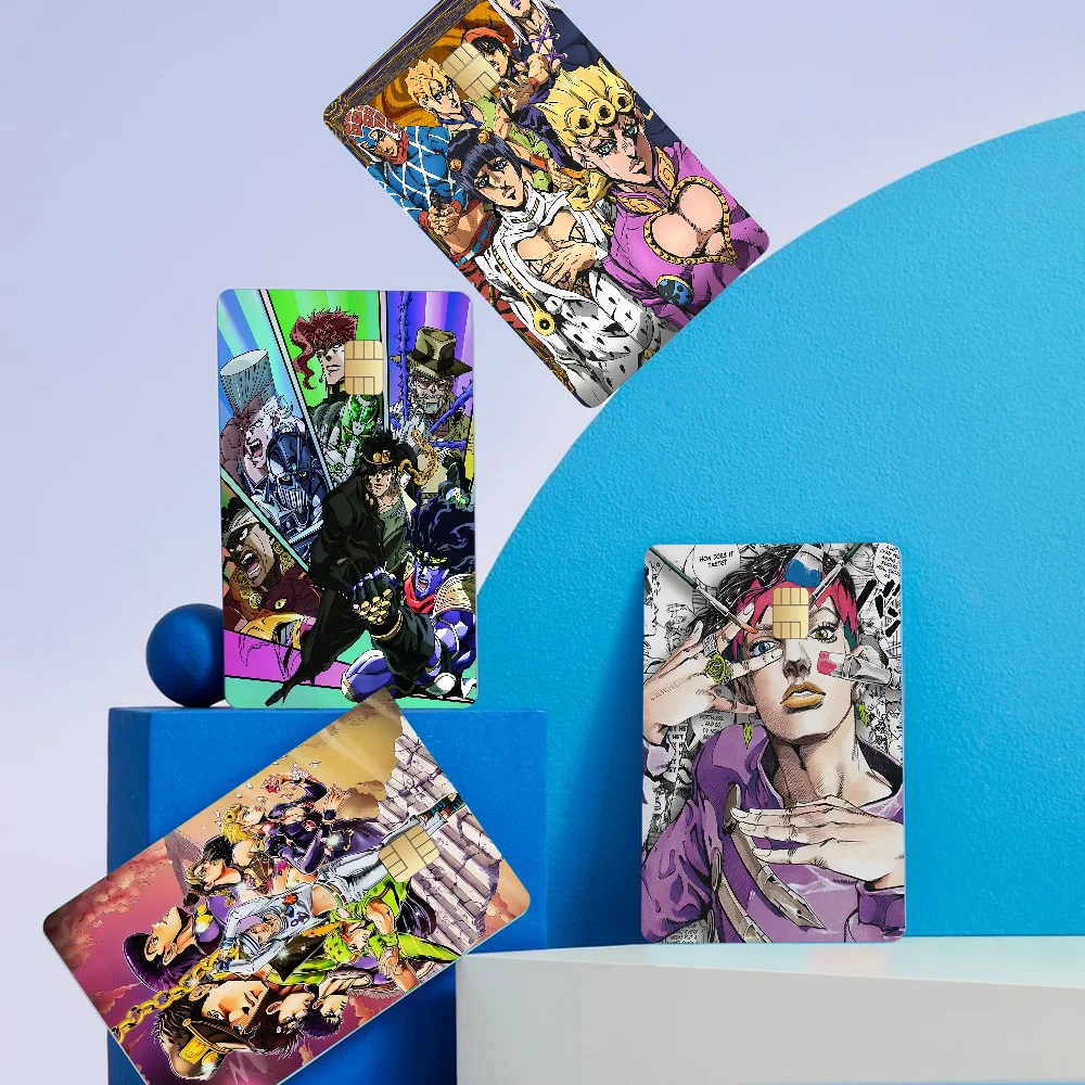 JoJo Bizarre Adventure аниме мультфильм наклейка пленка кожа для кредитной карты дебет банковская автобусная карта