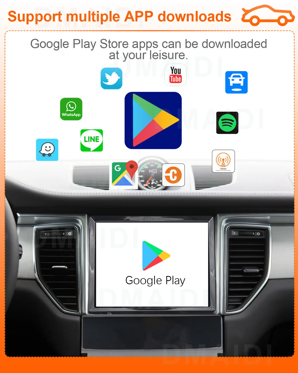 Заводская цена Android 13 для Porsche Macan Carplay Auto Автомобильный мультимедийный плеер Радионавигация с IPS HD-экраном Car play 4G (art.: 3920cb6d65f30) - 3920cb6d65f30