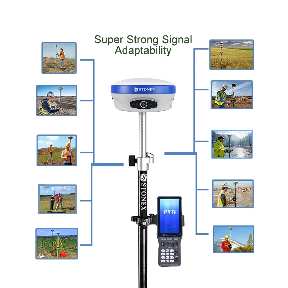 Stonex S9II/S900A/S900+ Gnss Rtk Base или Rover V200 V300 A90 G970II Pro Survey Instrument GPS-приемник Rtk с постоянным кодом Ремонт и обустройство