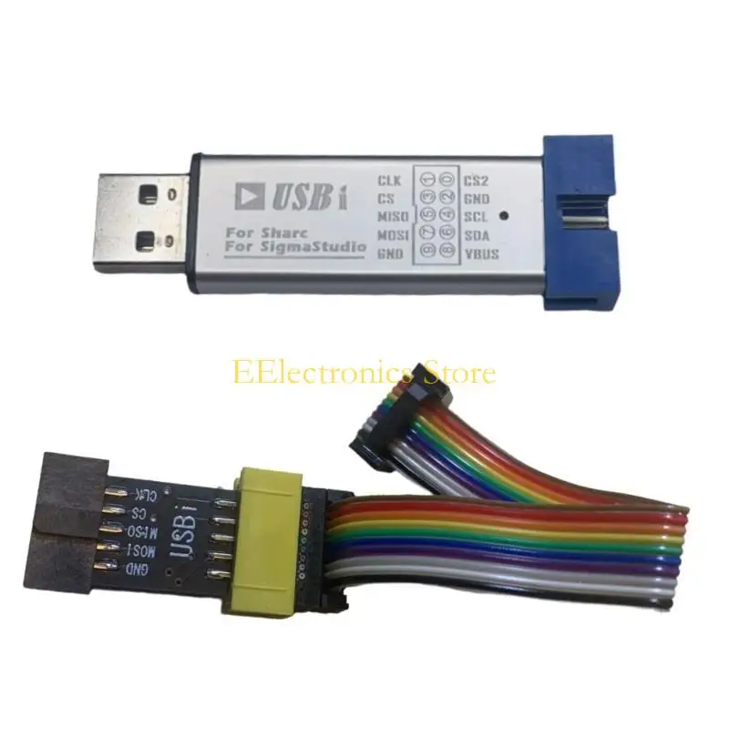 Фото B03C Оптимизированный адаптер Emulators Emulators USBI для связи DSP через SPI или I2C с металлическим корпусом №5