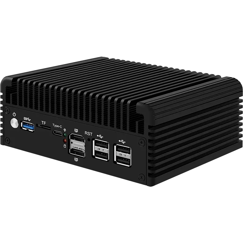 CWWK 6 LAN Брандмауэр Устройство 2,5G Маршрутизатор 12-го поколения i3-N305N100 DDR5 2 * NVMe 2 * SATA3.0 Безвентиляторный мини-ПК ESXi Proxmox (art.: 3920cc17bd50b) - 3920cc17bd50b