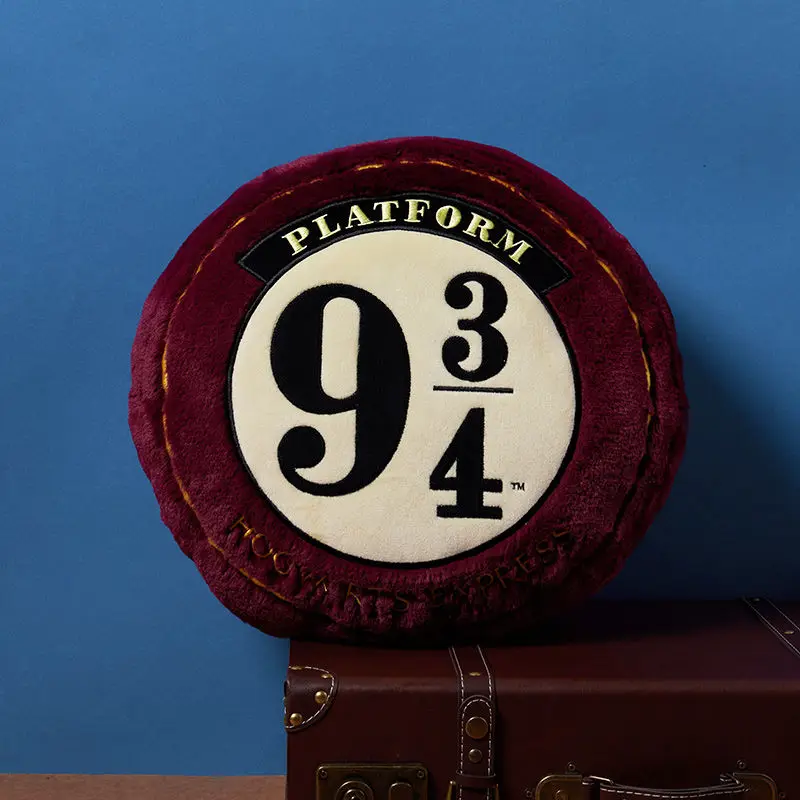 Фото Miniso аниме Hagrid's Cake Cushion плюшевая подушка Hedwig девять и трех четвертей подушка милые игрушки куклы подарки на день рождения №5