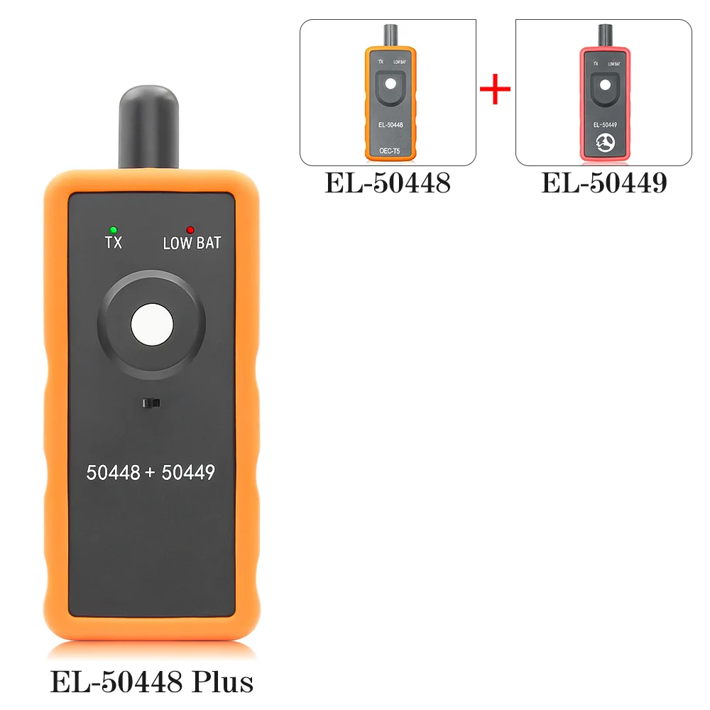 Фото TPMS EL50448 + EL50449 2в1 для GM и Ford, сброс давления в шинах, автоматический инструмент для снятия TPMS №3