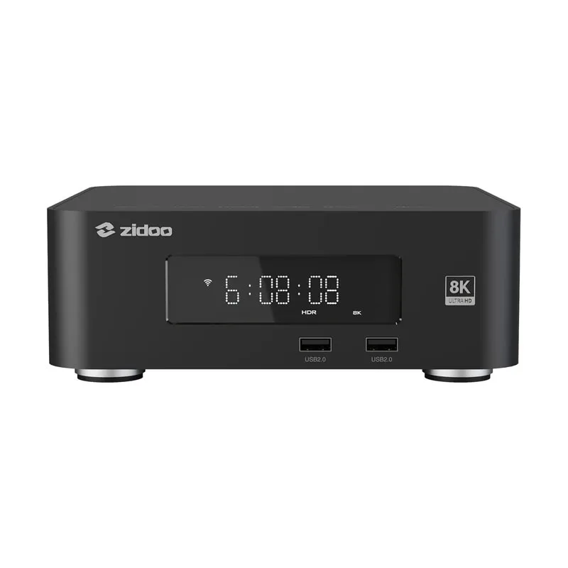 Фото Музыкальный плеер ZIDOO Z30 PRO 8K, встроенный отсек для жесткого диска, 6 ГБ DDR + 64 ГБ EMMC, высокоскоростной Wi-Fi и Bluetooth-управление, аудиоплеер №2