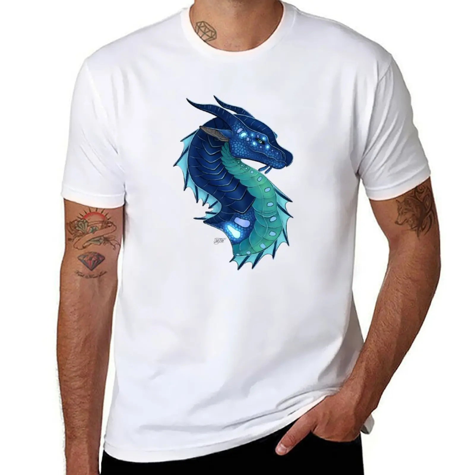 Tsunami Head shot T-Shirt cotton t shirts man 100% essential t shirt T-Shirt