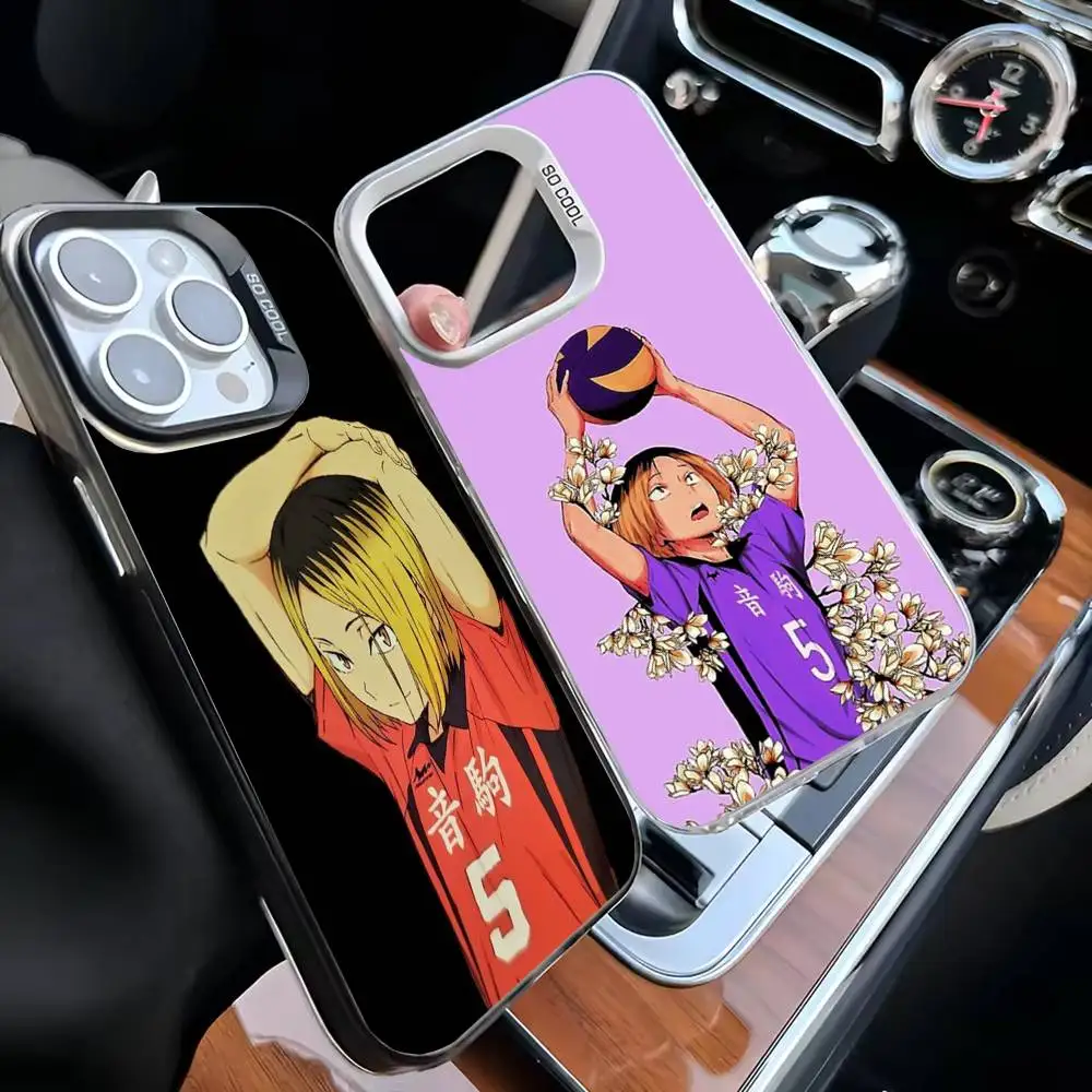 Чехол для телефона Kenma Kozume с аниме для iPhone 17,16,15,14,13,12,11 Plus, Pro Max, белый матовый противоударный чехол