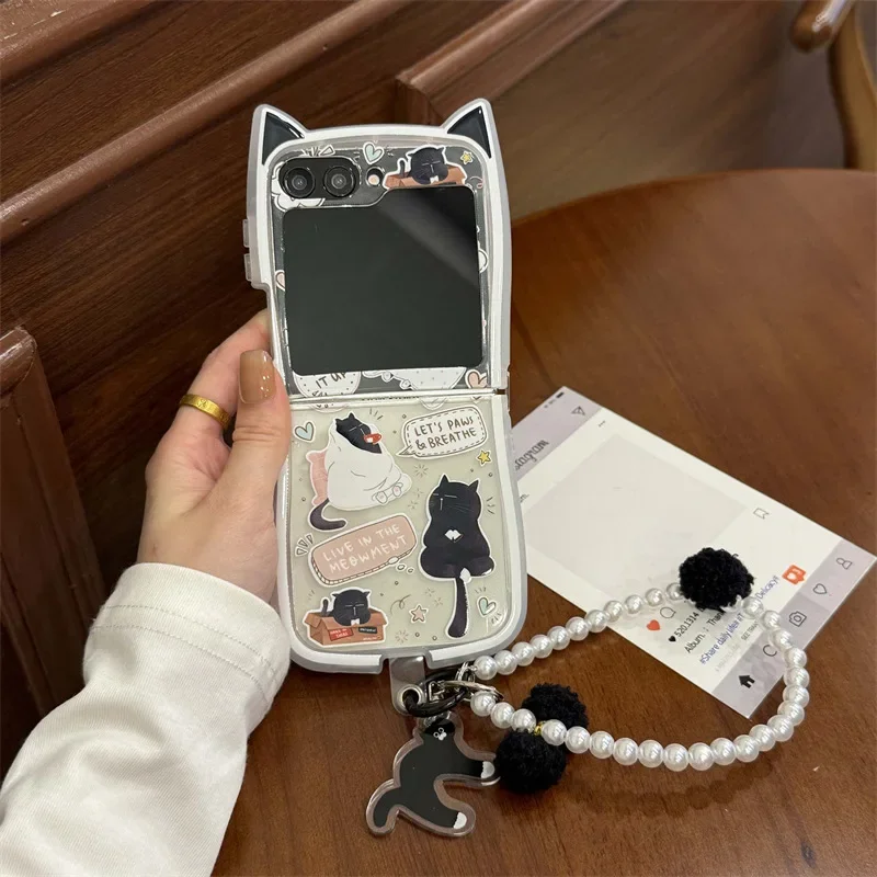 Фото Чехол для Huawei PuraX NovaFlip P50pocket2 Honor MagicVFlip Xiaomi Mix 2 Flip OPPO Find N3flip для Samsung ZFlip7 ZFlip6 ZFlip5FE №4