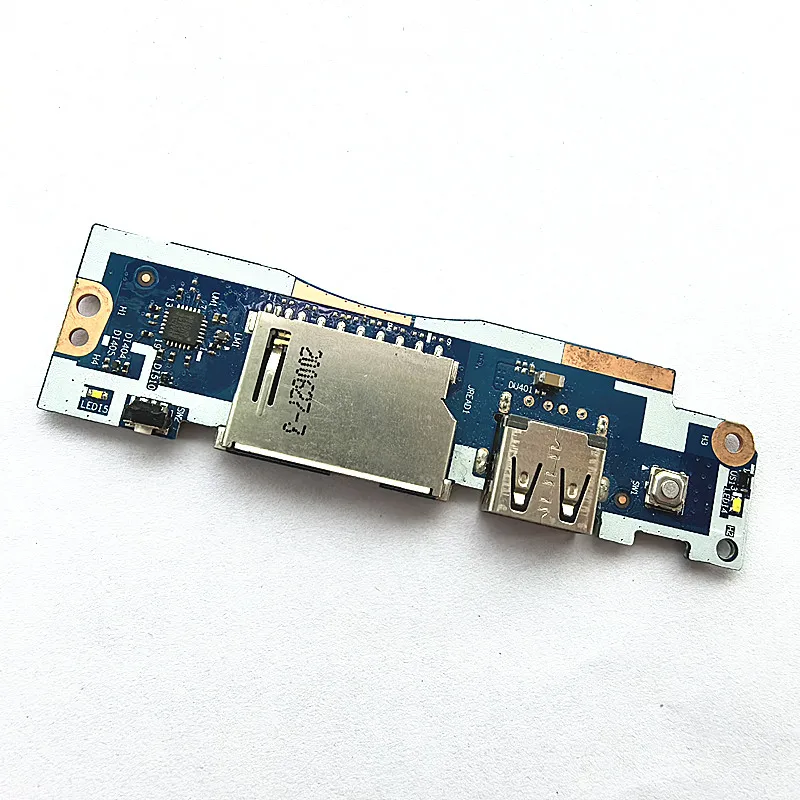 Фото Новый оригинальный для Lenovo Ideapad 3-14ITL6 3-15ITL6 USB SD Card Reader, кнопка переключения, плата ввода-вывода HS460 NS-D471, протестировано, WELL №2
