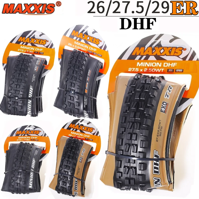 Maxxis Minion DHF (M301Ru) 26x2,3 27.5x2.3/2.5/2.8 29x2.3/2.5. Складные горные шины для горных велосипедов более износостойкие