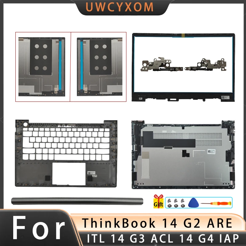 Чехлы для ноутбуков ThinkBook 14 G2 ARE/ITL 14 G3 ACL 14 G4 IAP ЖК-задняя крышка/рамка/петливер/подставка для рук/нижняя часть