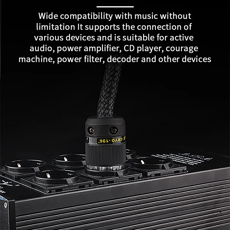 Шнур питания переменного тока YYAUDIO Hifi, кабель питания европейского и американского стандарта2-контактный 3-контактный кабель, кабель питания из чистой меди с разъемом питания 6N OFC для США (art.: 3920c0d1a86d3) - 3920c0d1a86d3
