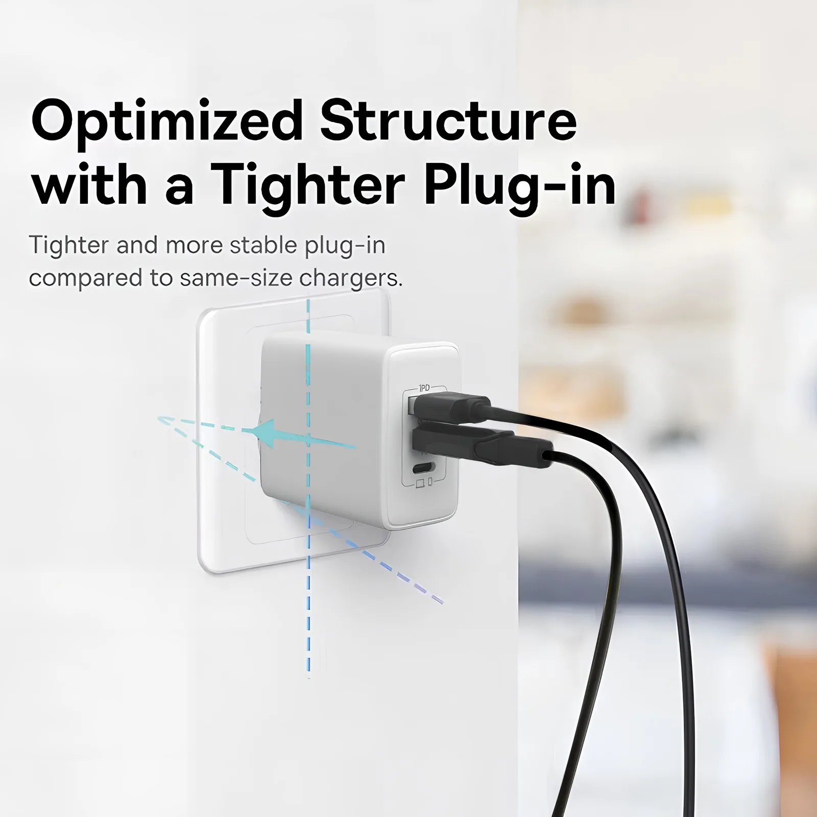 JMUYTOP GaN USB C Зарядное устройство PD QC 4.0 3.0 Type C Быстрая зарядка для Samsung iPhone 1514 13 Pro Телефон MacBook Ноутбук Быстрая зарядка (art.: 3920cd90e65e9) - 3920cd90e65e9
