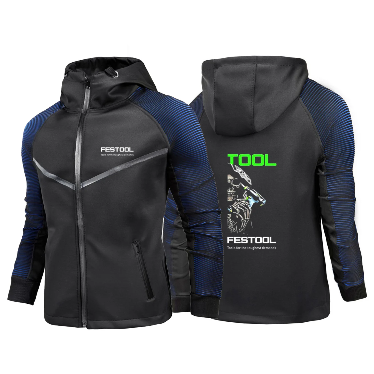 Толстовка для отдыха с капюшоном и логотипом Festool Tool для мужчин, спортивный кардиган для отдыха, тонкий с капюшоном, осенью и зимой 2025 г.