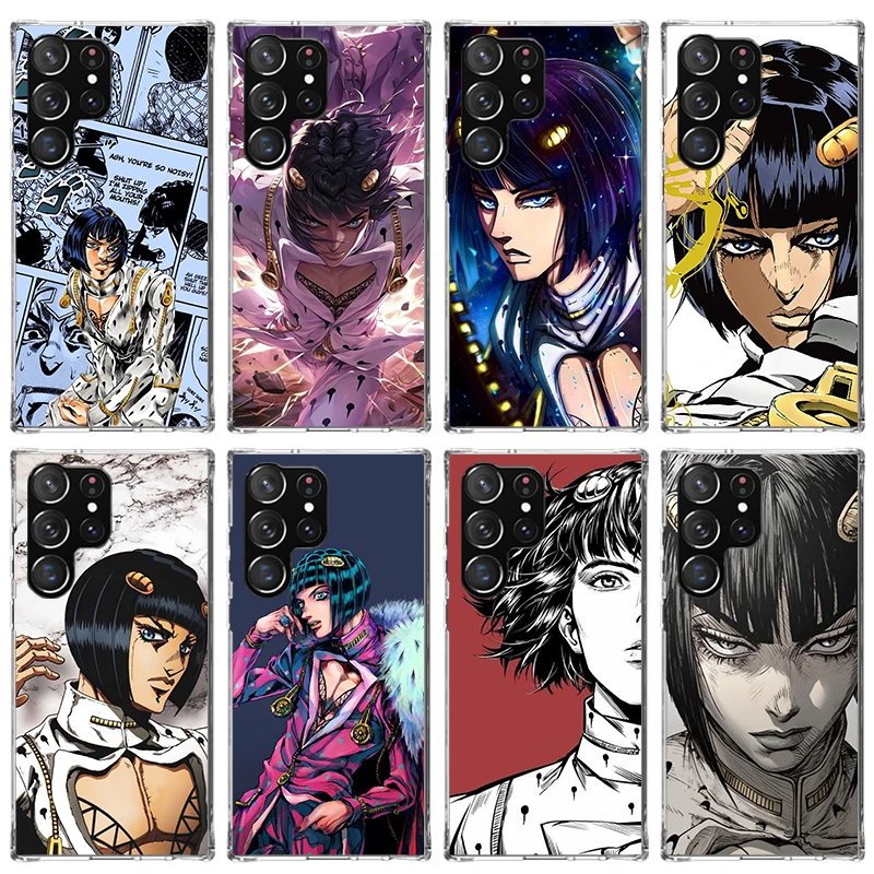 Чехол для телефона JoJo Adventure Bruno Buccellati для Samsung Galaxy S25 S24 S23 Ultra S22 Plus S21 S20 FE S10 + S10E S25Ultra Soft TPU