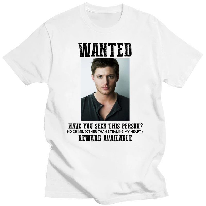 Мужская футболка требуется женская футболка jensen ackles