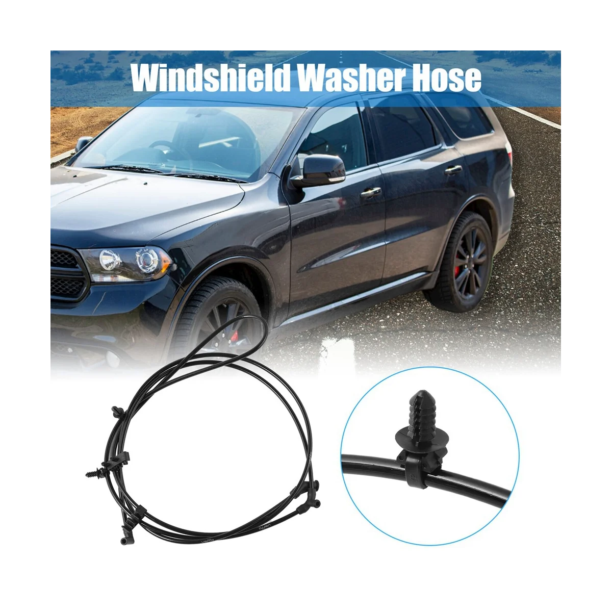 Фото Форсунка жидкости омывателя лобового стекла 55079200AD для Jeep Grand Cherokee Для Dodge Durango №2