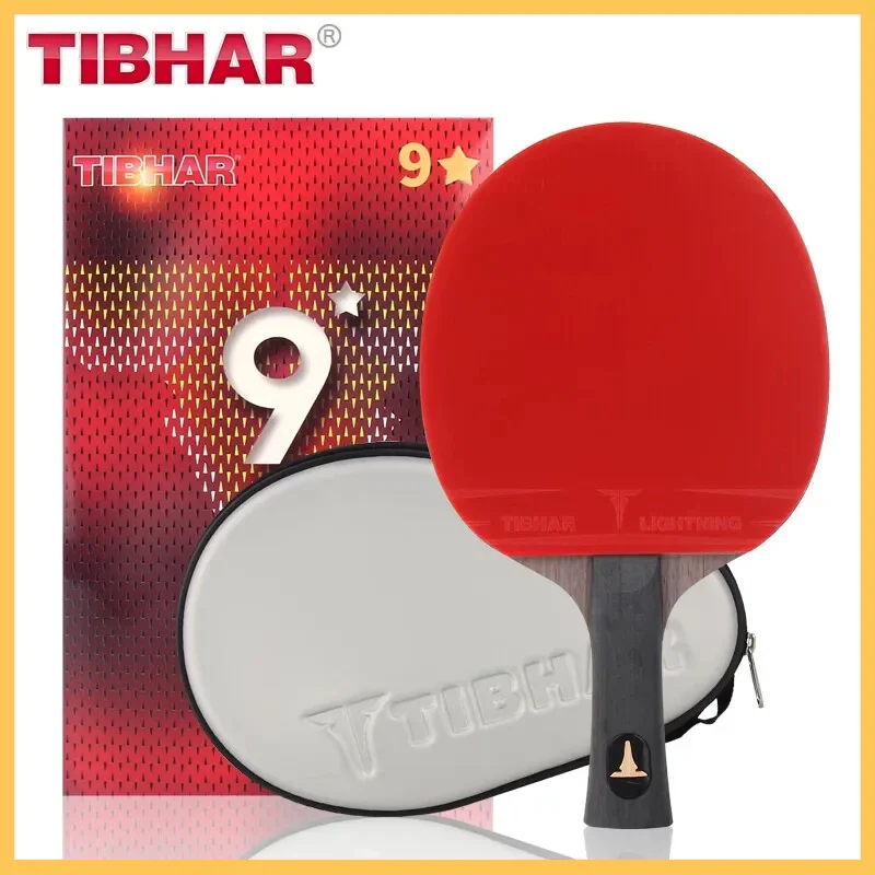 TIBHAR 6/7/8/9 звезда ракетка для настольного тенниса превосходная клейкая Резина углеродное лезвие пинг ракетки для понга Pimples-in Sticky