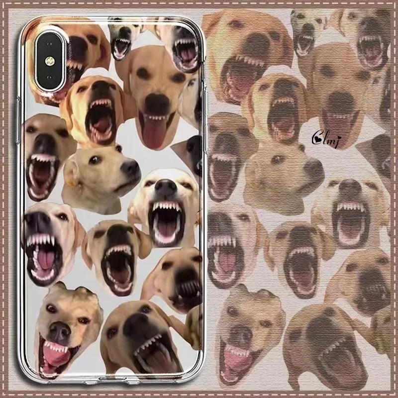 Clmj Cool Funny Dog Чехол для телефона для iPhone 11 12 Pro Max 13 Mini 14 Plus X XS Max XR для силиконового чехла Samsung Galaxy S23 S22