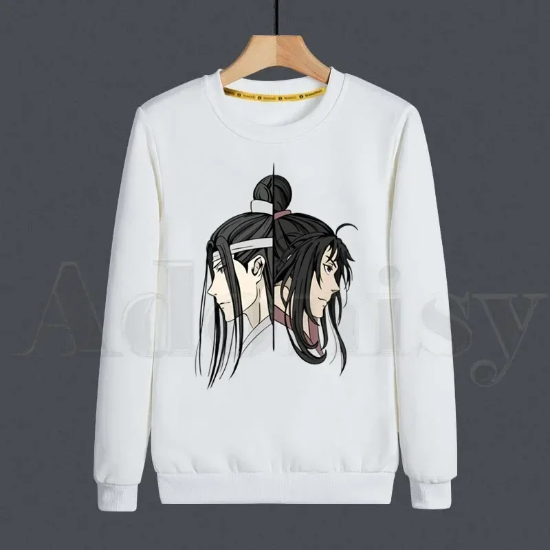 Свитшот мужской с аниме Mo Dao Zu Shi Wei WuXian Lan Wangji Harajuku